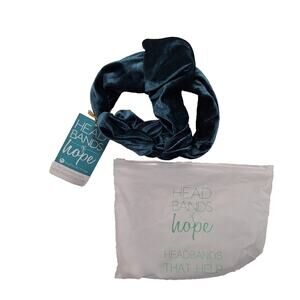 Head Band Of Hope Hair Scrunchies Teal 8 Inches